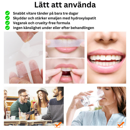 NordicSmile™ Tandblekningsremsor - 14 st